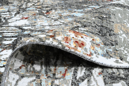 10 X 14 ft Area Rug, Abstract Design Rug, Indian Hand Knotted Rug, Oriental Rug, Home & Living Floor Rug Home Decor