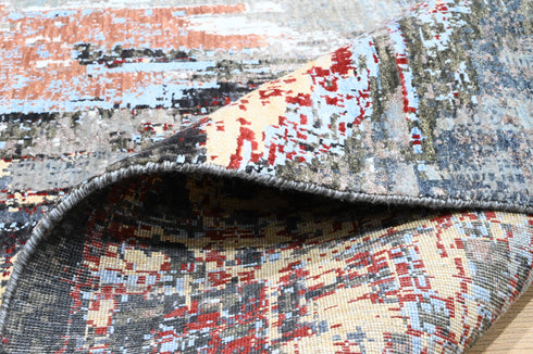 8 X 10 ft Area Rug, Abstract Design Rug, Indian Hand Knotted Rug, Oriental Rug, Home & Living Floor Rug Home Decor