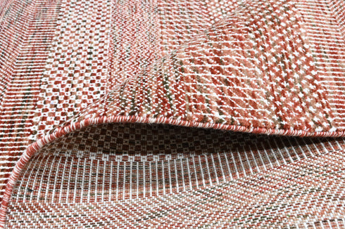 6 X 9 Ft Rust and Beige Handmade Rug for Home Decor, Hand Knotted Floor Area Rug - Indian Art Home Decor