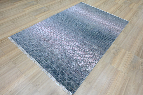 6 X 9 Ft Indian Hand Knotted Contemporary Area Rug Home Decor #100%HandMadeRug #OrientalRug #IndoorRoomRug