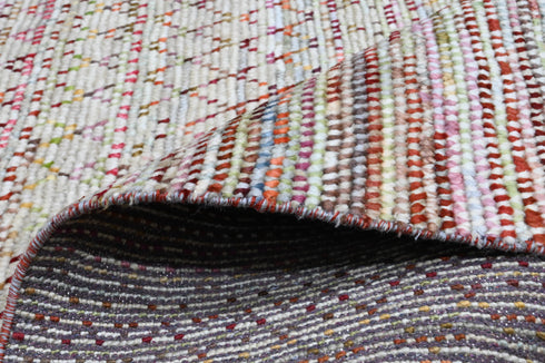 6 X 9 Ft Handmade Rug, Hand Knotted Floor Area Rug, Abstract Rug, Contemporary Design Rug, Indoor Bedroom Rug Home Decor