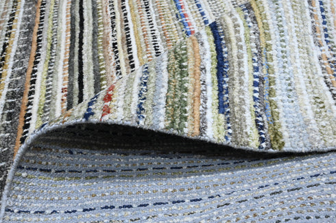6 X 9 Ft Handmade Rug, Hand Knotted Floor Area Rug, Abstract Rug, Contemporary Design Rug, Indoor Bedroom Rug Home Decor