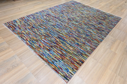 9 X 12 Ft Indoor Area Rug, Contemporary Rug, Hand Knotted Oriental Rug, Home Interior Design Rug, Indoor Rug - Home Decor