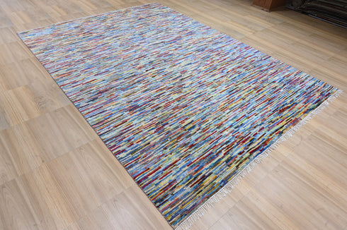 9 X 12 Ft Indoor Area Rug, Contemporary Rug, Hand Knotted Oriental Rug, Home Interior Design Rug, Indoor Rug - Home Decor