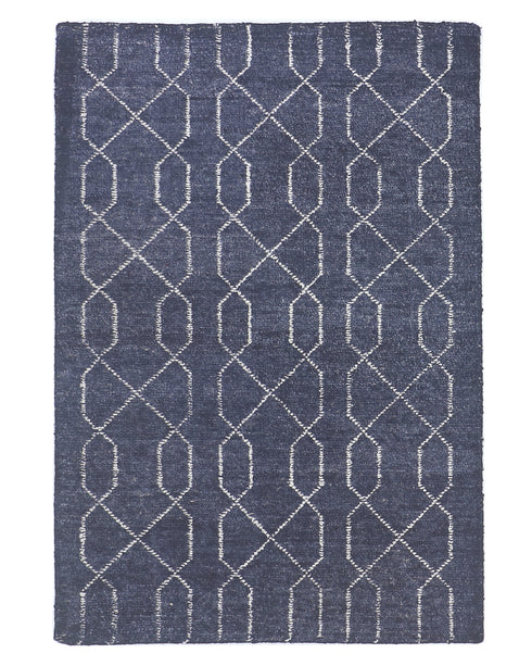 4 X 6 Ft Indian Hand Woven Contemporary Indoor Wool Rug #HomeDecor #LivingRug - Home Decor