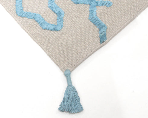 5 X 7 Ft Indian Hand Woven Contemporary Indoor Wool Rug #HomeDecor #LivingRug - Home Decor