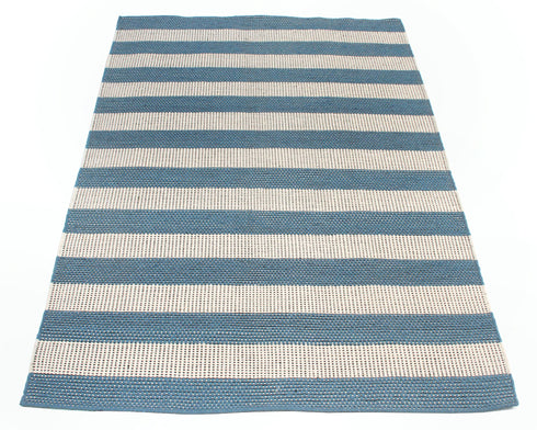 5 X 7 Ft Indian Hand Woven Contemporary Indoor Wool Rug #HomeDecor #LivingRug - Home Decor