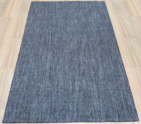 5 x 8 Indian Hand Woven Contemporary Indoor Wool Rug #HomeDecor #LivingRug - Home Decor