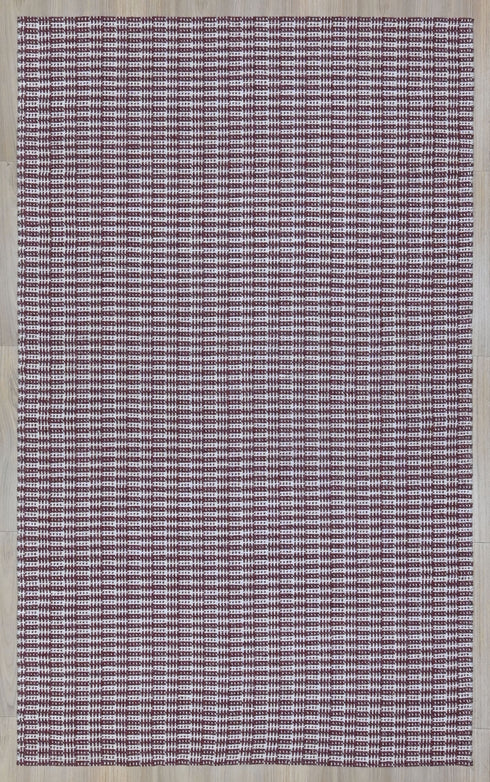 5 X 8 Indian Hand Woven Contemporary Indoor Wool Rug #HomeDecor #LivingRug - Home Decor
