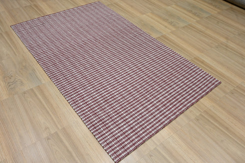 5 X 8 Indian Hand Woven Contemporary Indoor Wool Rug #HomeDecor #LivingRug - Home Decor