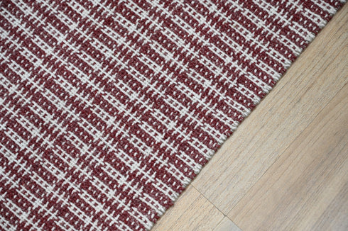5 X 8 Indian Hand Woven Contemporary Indoor Wool Rug #HomeDecor #LivingRug - Home Decor