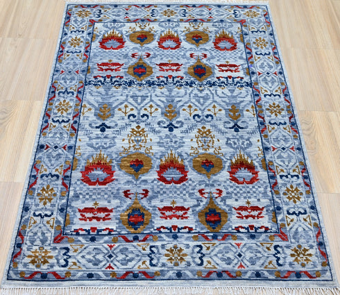 6 X 9 Ft Indian Hand Knotted Contemporary Area Rug Home Decor #100%HandMadeRug #OrientalRug #IndoorRoomRug