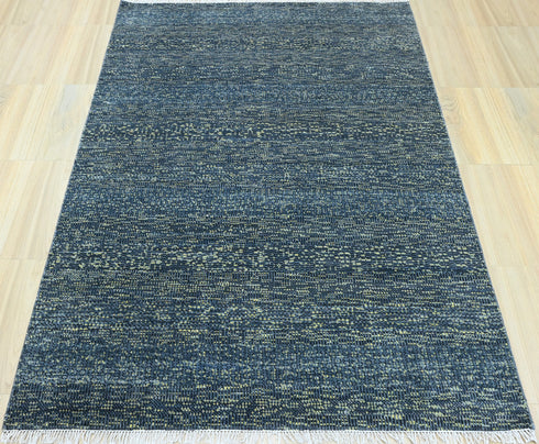 6 X 9 Ft Indian Hand Knotted Contemporary Charcoal Color Indoor Area Rug #WoolRug #LivingRug Home Decor - 100%HANDMADERUG