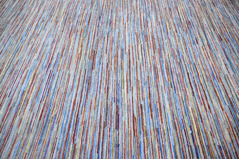 10 X 14 Ft Area Rug, Indoor Floor Rug, Indian Handmade Contemporary Rug, Abstract Design Rug, Modern Design Rug Home Decor