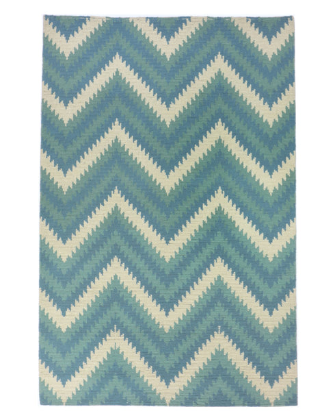 5 X 8 Ft Indian Hand Woven Contemporary Indoor Wool Rug #HomeDecor #LivingRug - Home Decor