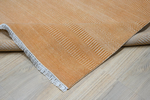 6 X 9 Ft Handmade Rug for Home Decor, Hand Knotted Floor Area Rug - Indian Art Home Decor