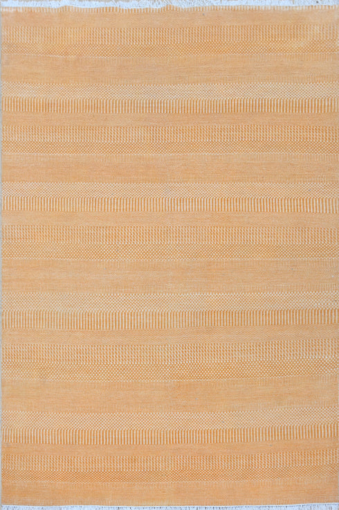 6 X 9 Ft Handmade Rug for Home Decor, Hand Knotted Floor Area Rug - Indian Art Home Decor