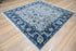 9 X 9 Ft Square Hand Knotted Blue and Grey Color Indoor Contemporary Area Rug Home Decor #100%HANDMADERUG #LOOMTOROOMRUG