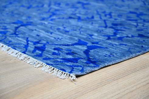 10 X 14 Ft Indian Hand Knotted Abstract Design Oriental Area Rug #IndoorRug #LOOMTOROOM #100%HANDMADERUG