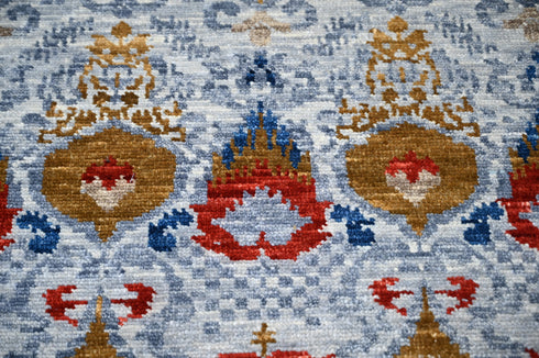 8 X 10 Ft Indian Hand Knotted Abstract Pattern Design Area Rug #WoolRug Home Decor