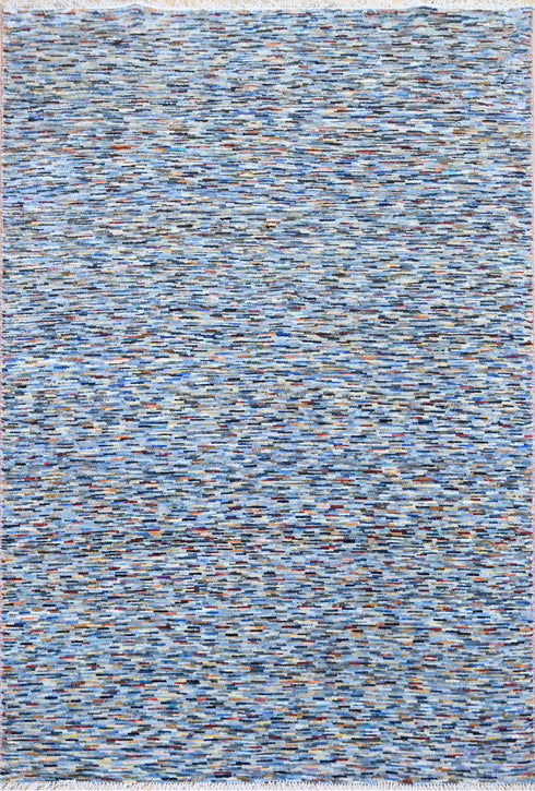 6 X 9 Ft Indoor Area Rug, Abstract Rug, Hand Knotted Multi Color Contemporary Rug, Indian Handmade Rug, Floor Carpet - 100%HANDMADERUG