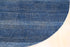 8 X 8 Ft. Handmade Blue Color Round Rug Grass Design Wool Area Rug