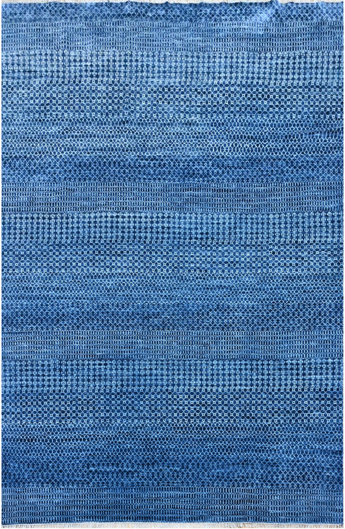 10 X 14 Feet Blue Color Rug Indian Hand Knotted Contemporary Area Rug #FloorRug #LivingAreaRug #OrientalRug