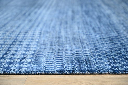 10 X 14 Feet Blue Color Rug Indian Hand Knotted Contemporary Area Rug #FloorRug #LivingAreaRug #OrientalRug