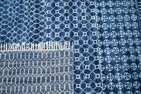 10 X 14 Feet Blue Color Rug Indian Hand Knotted Contemporary Area Rug #FloorRug #LivingAreaRug #OrientalRug