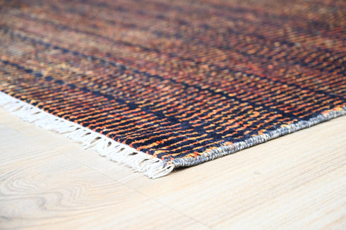 8 X 10 ft Brown Color Rug Indian Hand Knotted Contemporary Style Indoor Bedroom Area Rug #LivingRug Home Decor - 100%HANDMADERUG