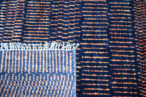 8 X 10 ft Brown Color Rug Indian Hand Knotted Contemporary Style Indoor Bedroom Area Rug #LivingRug Home Decor - 100%HANDMADERUG