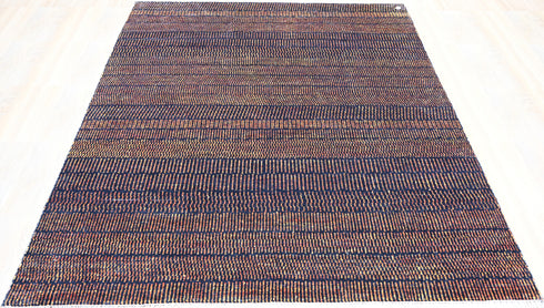 8 X 10 ft Brown Color Rug Indian Hand Knotted Contemporary Style Indoor Bedroom Area Rug #LivingRug Home Decor - 100%HANDMADERUG