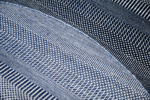 8 X 8 Ft. Handmade Blue Color Round Rug Grass Design Wool Area Rug