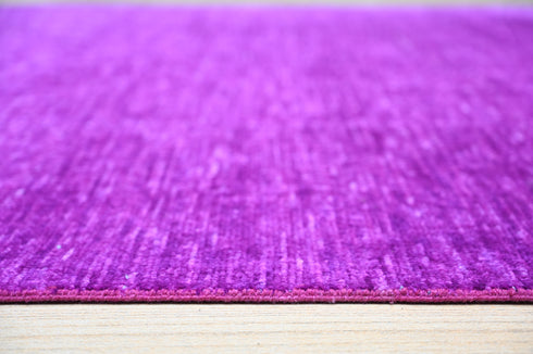 8 X 10 Feet Purple Color Wool Area Rug, Hand Knot Rug, Indoor Floor Covering Rug, Contemporary Rug, Indian Handmade Carpet Home Decor