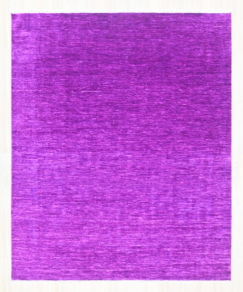 8 X 10 Feet Purple Color Wool Area Rug, Hand Knot Rug, Indoor Floor Covering Rug, Contemporary Rug, Indian Handmade Carpet Home Decor