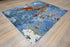 9 X 12 Ft Indoor Area Rug, Multi Color Abstract Design Rug, Indian Hand Knotted Rug, Oriental Rug, Living Floor Rug Home Decor