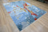 9 X 12 Ft Indoor Area Rug, Multi Color Abstract Design Rug, Indian Hand Knotted Rug, Oriental Rug, Living Floor Rug Home Decor