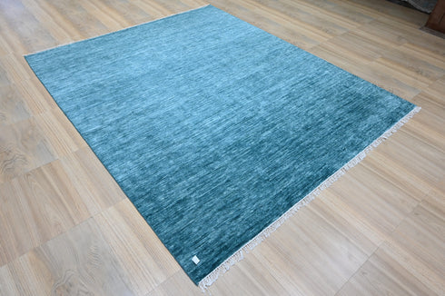 8 X 10 Feet Wool Area Rug, Hand Knot Rug, Indoor Floor Covering Rug, Contemporary Rug, Indian Handmade Carpet Home Decor