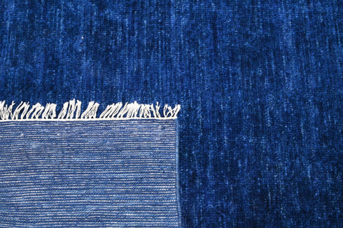 9 X 12 Ft Area Rug, Abstract Design Rug, Blue Color Indian Hand Knotted Rug, Oriental Rug, Home & Living Floor Rug Home Decor