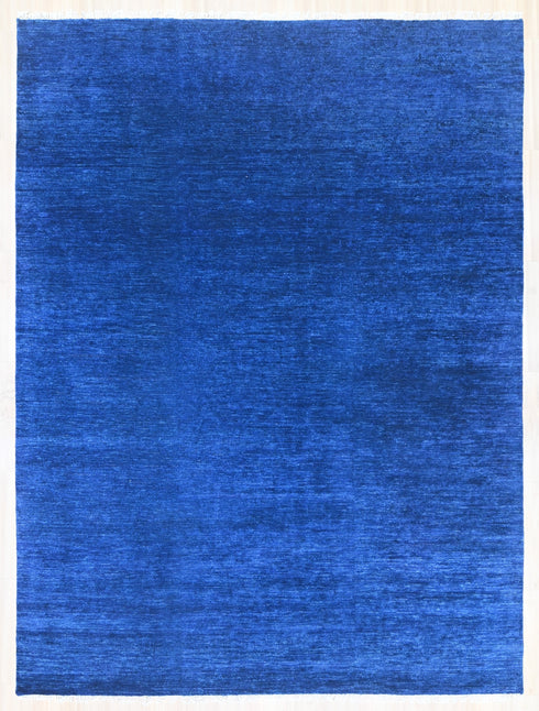 9 X 12 Ft Area Rug, Abstract Design Rug, Blue Color Indian Hand Knotted Rug, Oriental Rug, Home & Living Floor Rug Home Decor