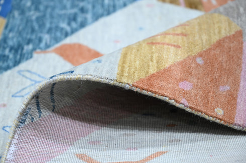 9 X 12 Feet Indian Hand Knotted Contemporary Multi Color Abstract Design Floor Area Rug #IndoorRug #LivingRug #WoolRug #SoftRug