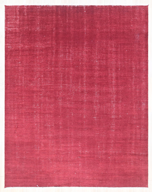 8 X 10 Ft Indoor Area Rug, Abstract Design Red Color Rug, Contemporary Style Indian Rug, Hand Knotted Rug, Floor Rug