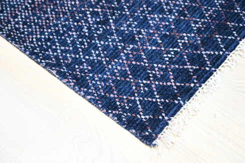 8 X 10 Ft Indoor Area Rug, Abstract Design Rug, Contemporary Style Indian Rug, Hand Knotted Rug, Floor Rug