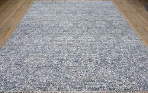 12 x 15 Ft Indian Hand Knotted Oversize Contemporary Style #Wool Area Rug #PatternRug #AbstractFloorRug #IndoorRug