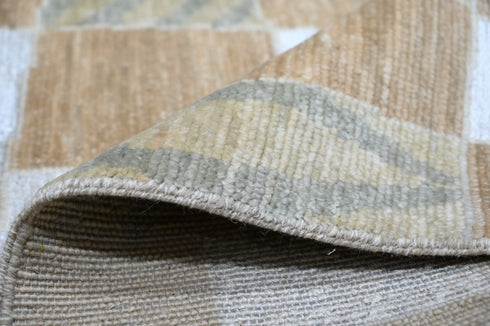 8 X 10 Indian Hand Knotted Abstract Pattern Design Area Rug #WoolRug Home Decor