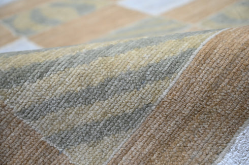 8 X 10 Indian Hand Knotted Abstract Pattern Design Area Rug #WoolRug Home Decor