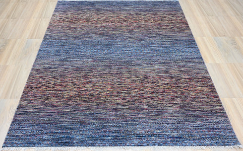8 X 10 ft. Indian Hand Knotted Contemporary Abstract Design Floor Area Rug #IndoorRug #WoolRug #LuxuryRug