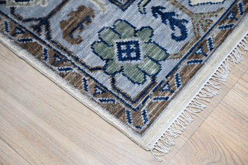 8 x 8 Ft Square Indian Hand Knotted Unique Design Contemporary Wool Area Rug #IndoorRug Home Decor