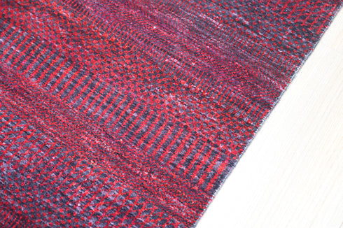 2.5 x 11.5 ft. Runner Rug Indoor Area Rug, Wool Rug, Contemporary Rug, Floor Decor Rug, Abstract Rug, Handmade Oriental Rug Home Decor