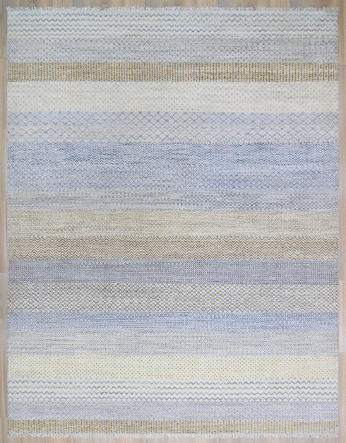 9 X 12 Ft Indian Hand Knotted Multicolor Abstract Pattern Design Area Rug #WoolRug Home Decor